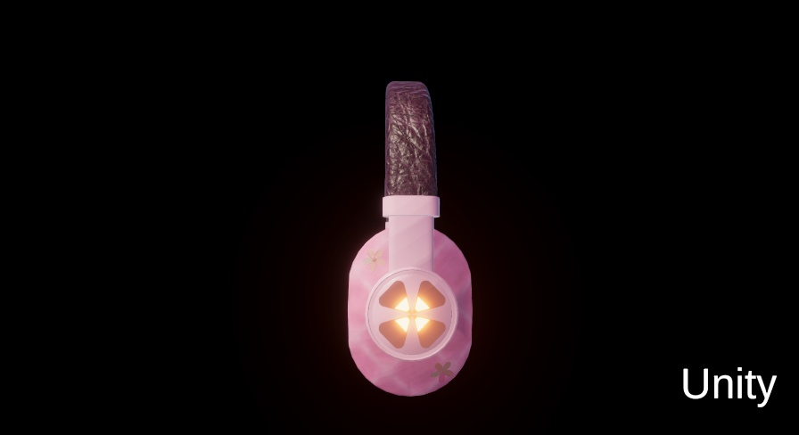 ヘッドホン(ピンク)