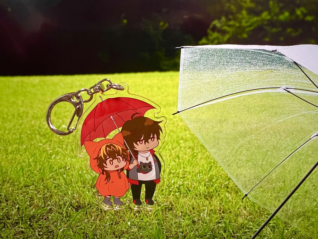 雨の日おでかけキーホルダー