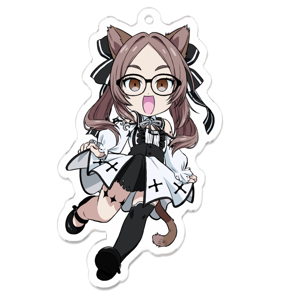 【誕生日&登録者300人記念】猫条いしたにアクリルキーホルダー「アイドル1」