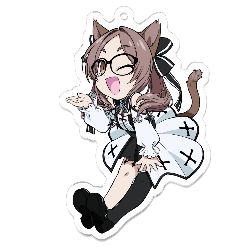 【誕生日&登録者300人記念】猫条いしたにアクリルキーホルダー「アイドル2」