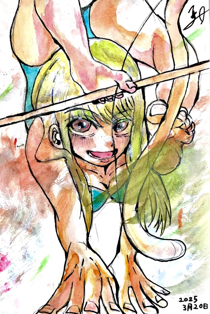 弓芸のアナログイラスト