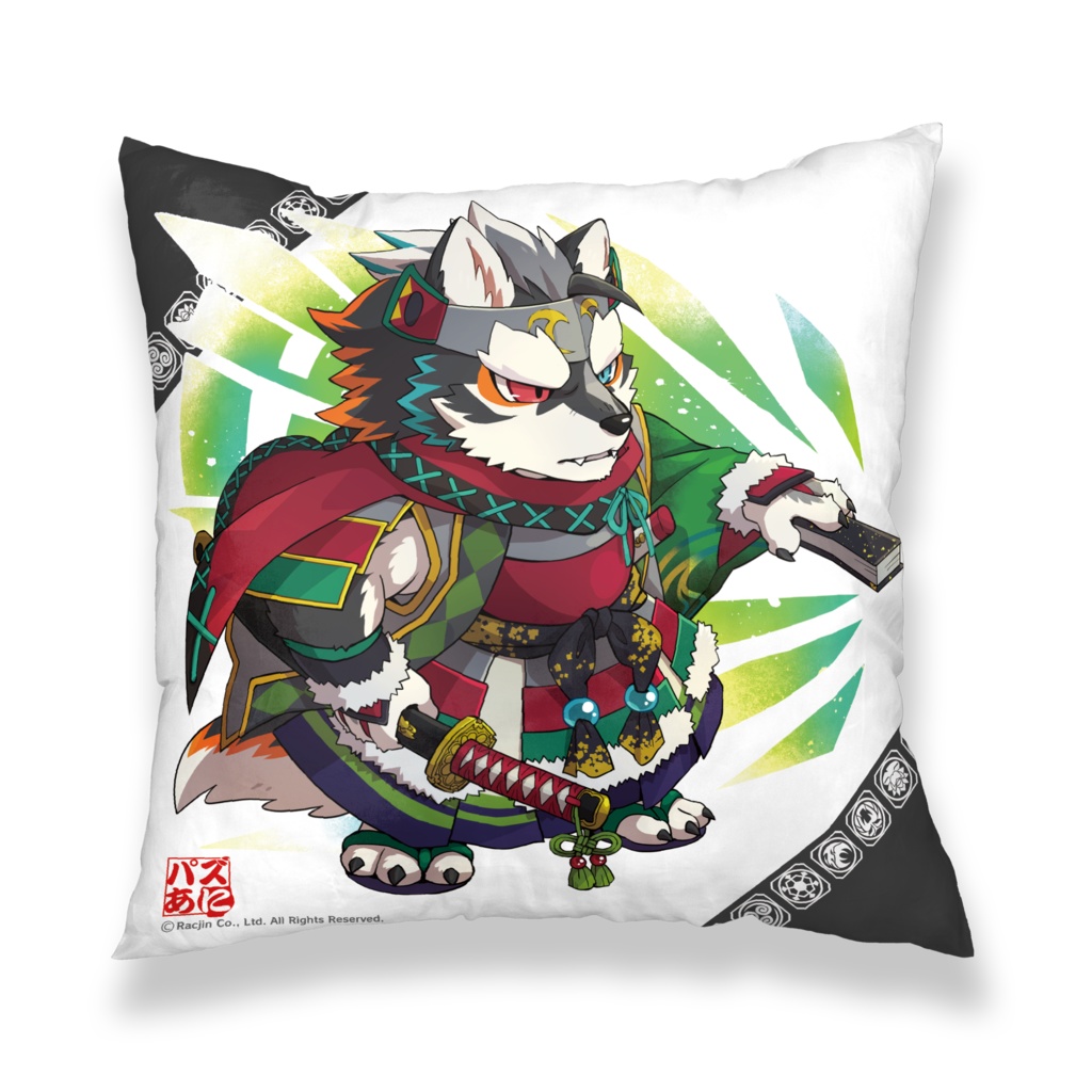 パズあにクッションカバー【佐野昌綱】