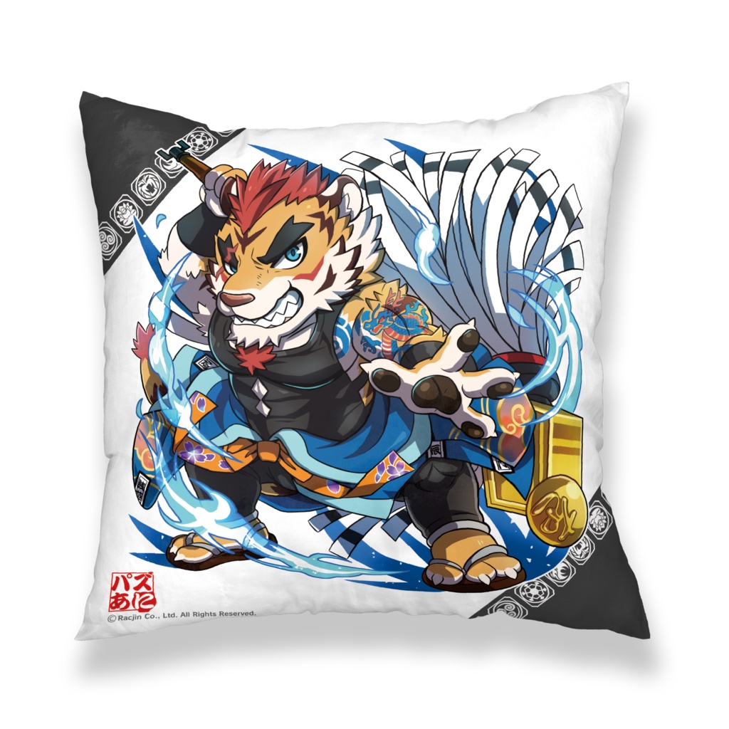 パズあにクッションカバー【新門辰五郎】