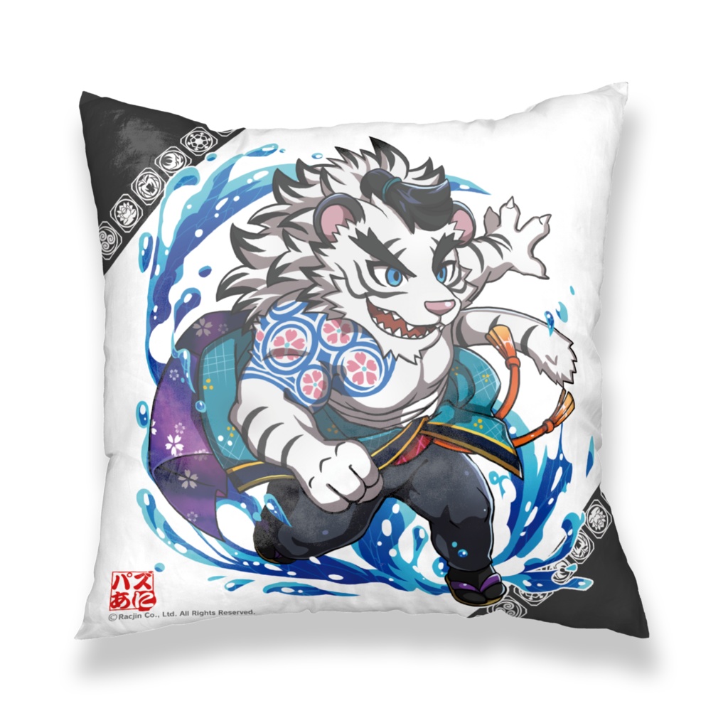 パズあにクッションカバー【遠山金四郎】