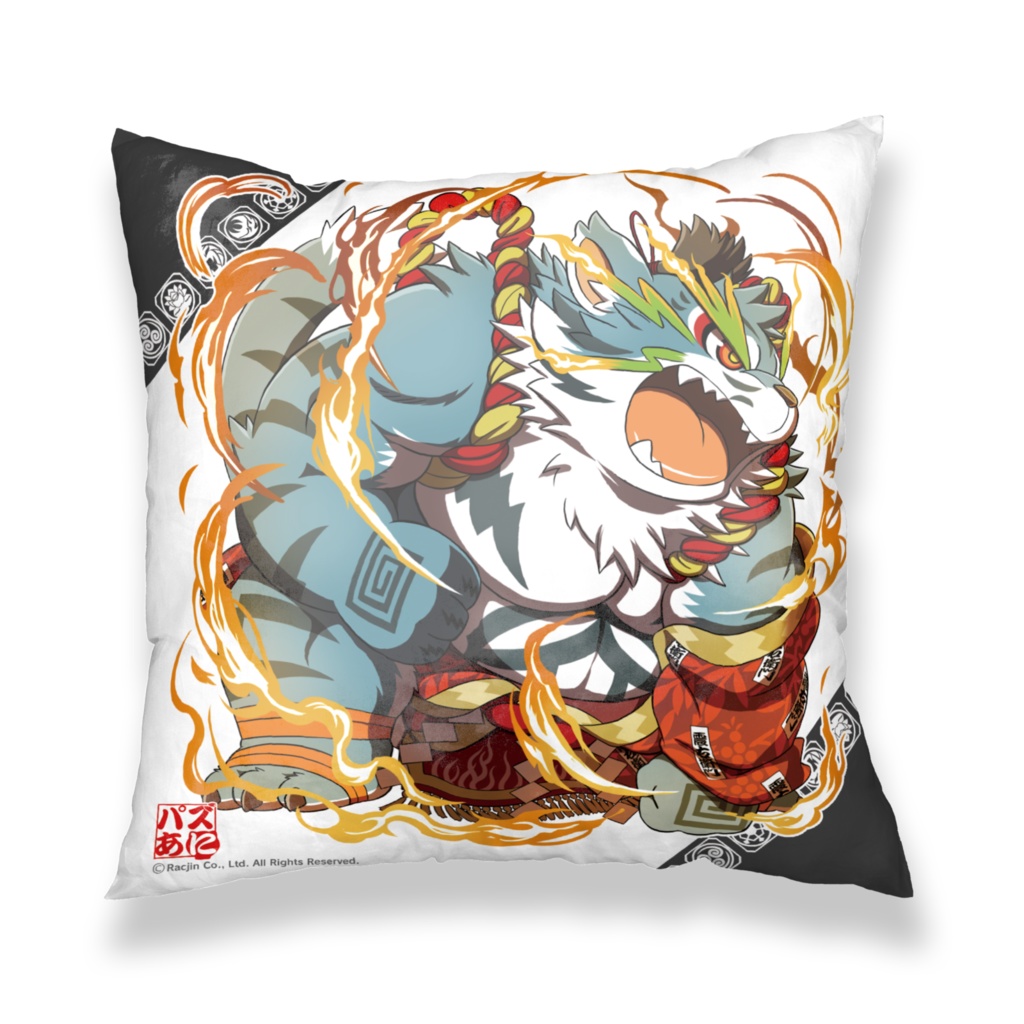 パズあにクッションカバー【雷電震右衛門】