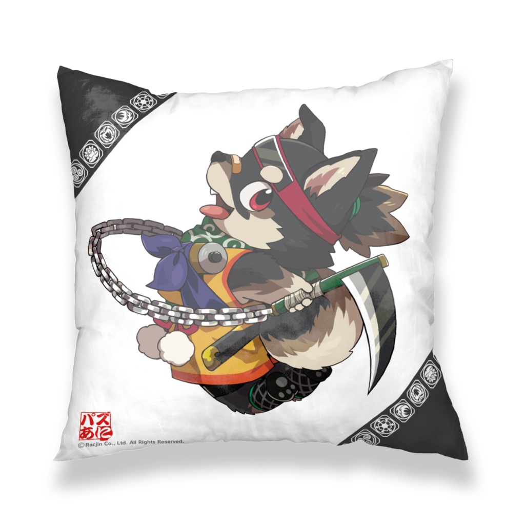 パズあにクッションカバー【伊賀崎道順】