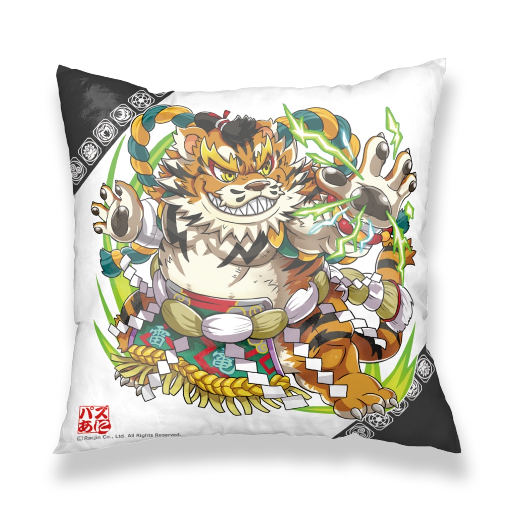 パズあにクッションカバー【雷電爲右エ門】