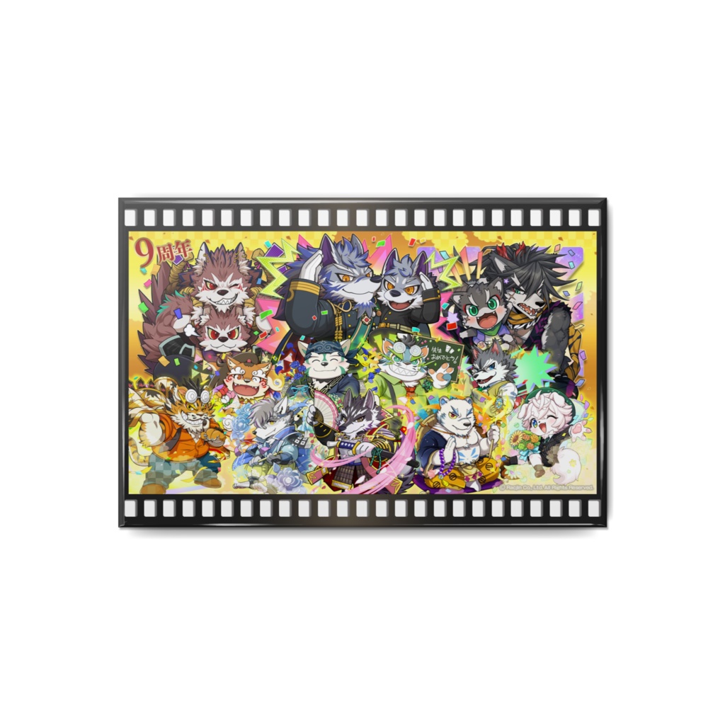 メモリアル缶バッジ【9周年】