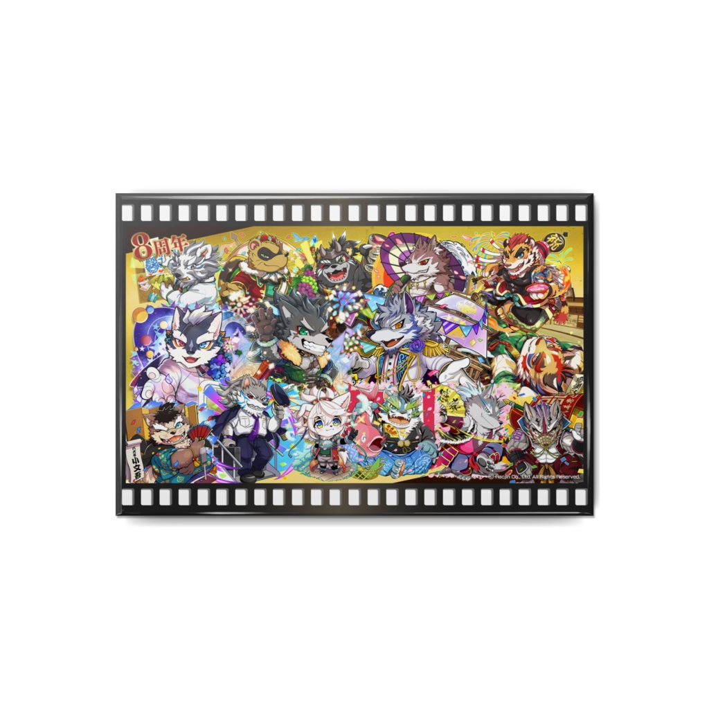 メモリアル缶バッジ【8周年】