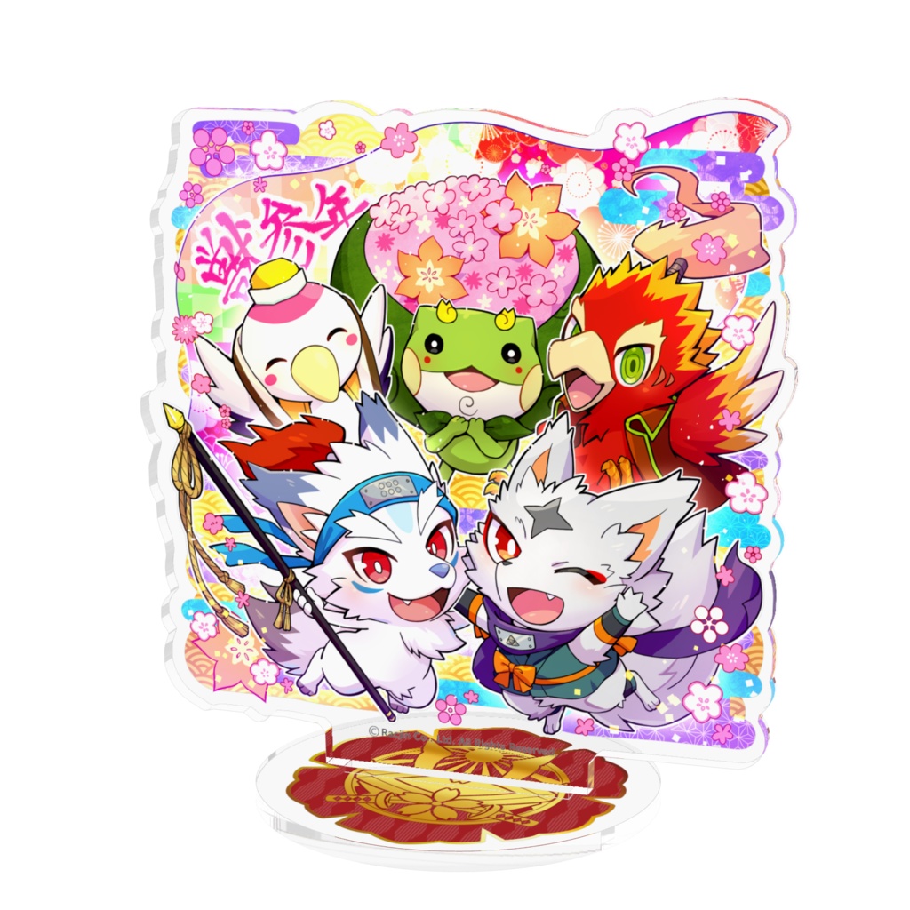 パズあにアクリルフィギュア_メモリアル版【獣参年御五家武将】