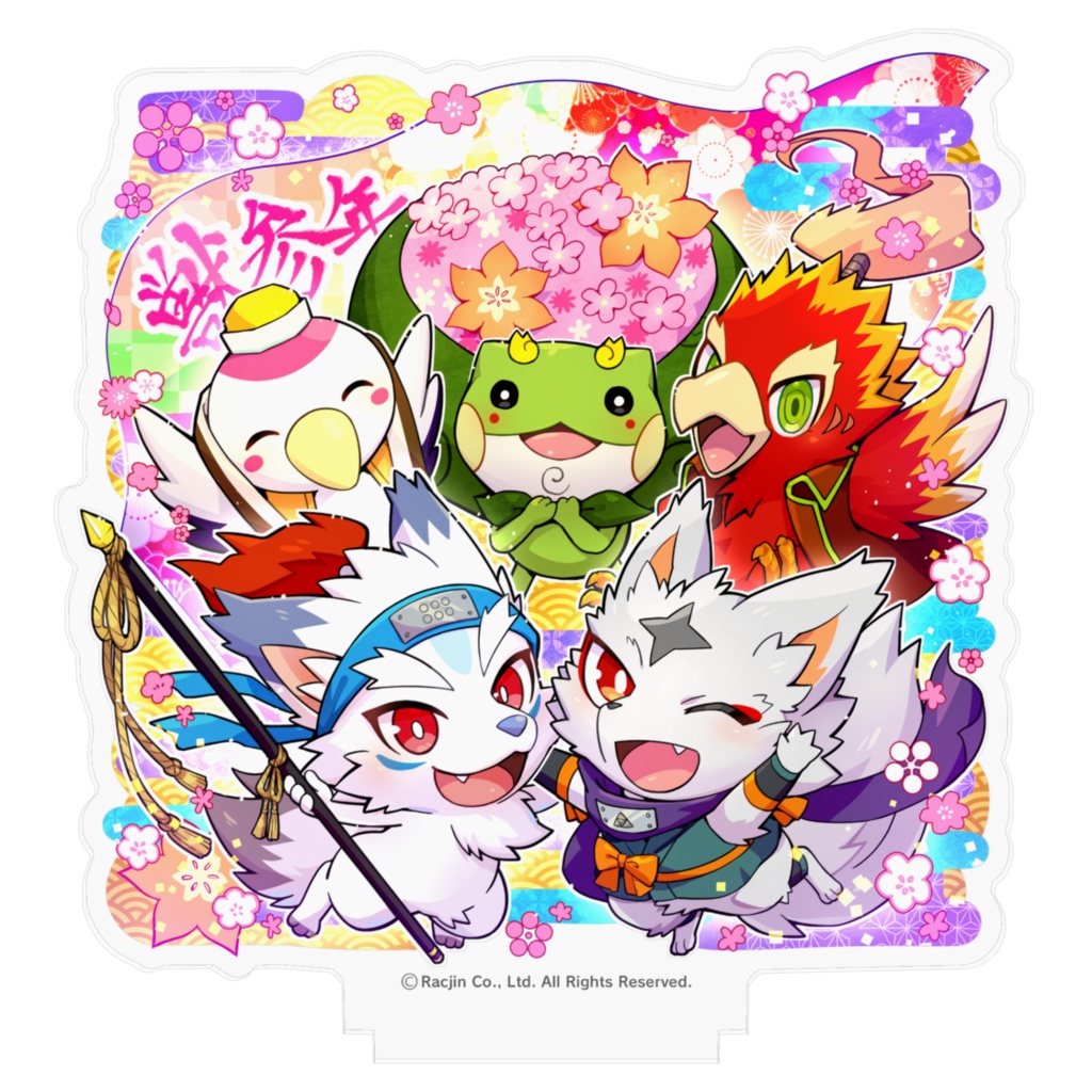 パズあにアクリルフィギュア_メモリアル版【獣参年御五家武将】