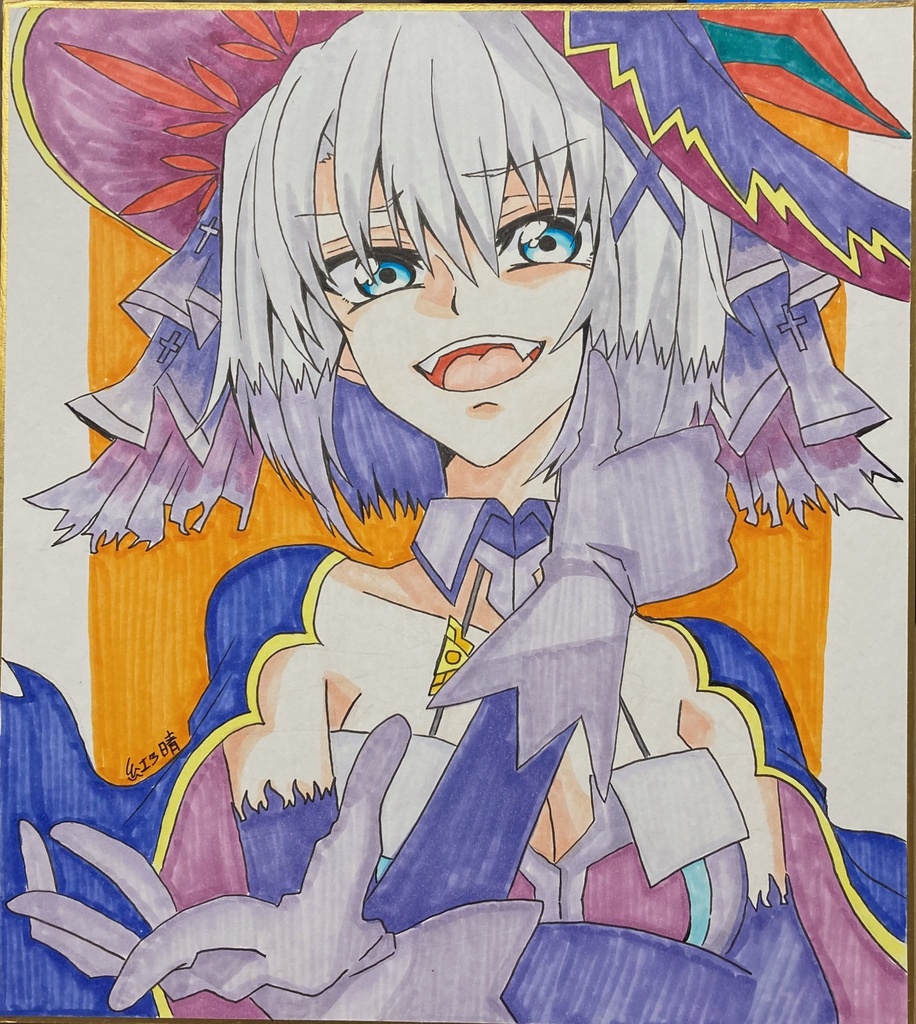 【色紙】ハロウィン・ディアーチェ