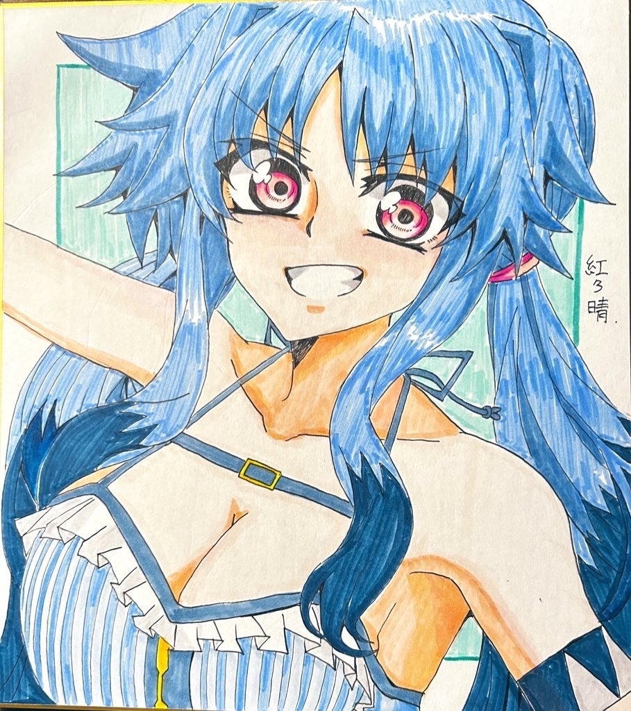 【色紙】レヴィ（水着）