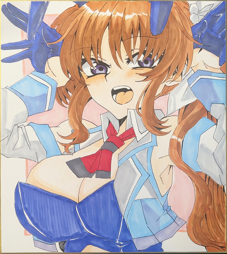 【色紙】高町なのは（バニー）