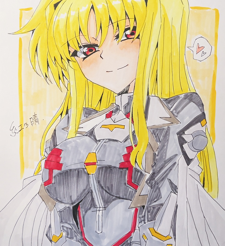 【色紙】フェイト・T・ハラオウン