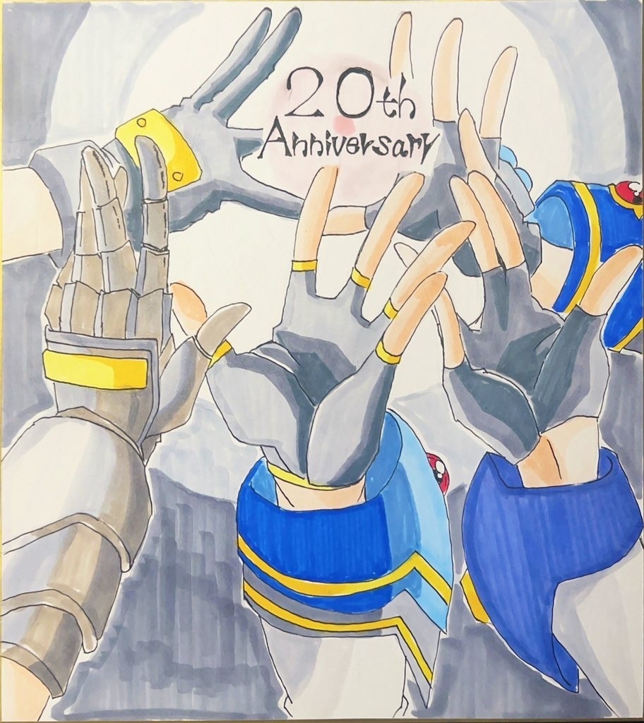 【色紙】なのは20周年記念イラスト