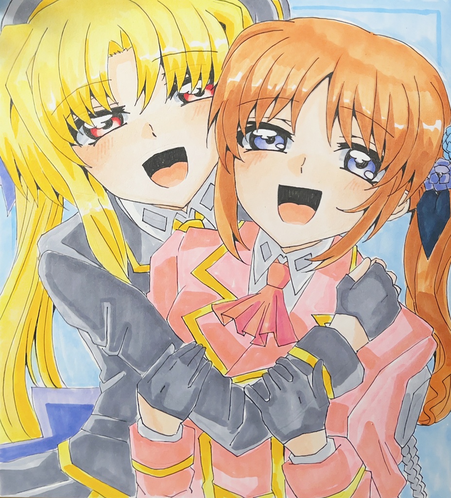 【色紙】なのはandフェイト