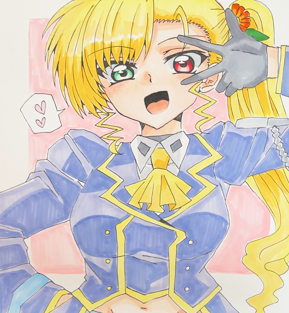 【色紙セット】アイドルなヴィヴィオとはやて