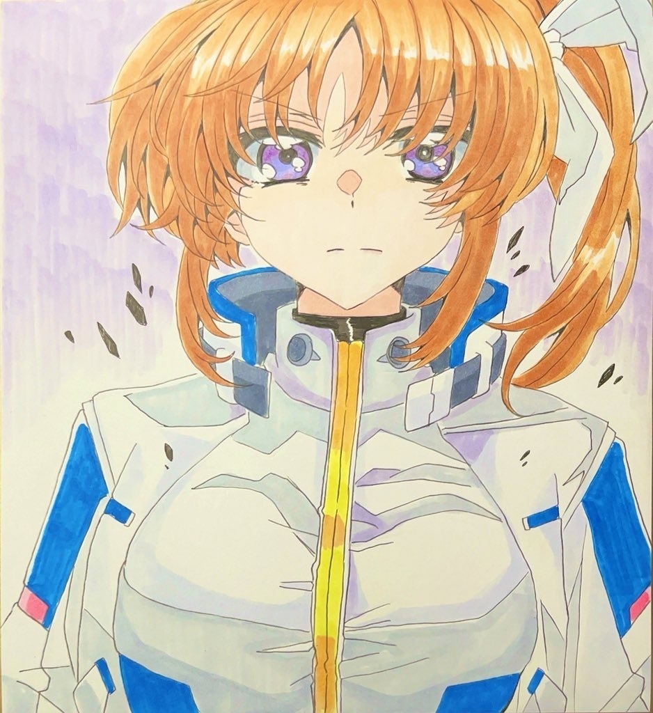 【色紙】高町なのは