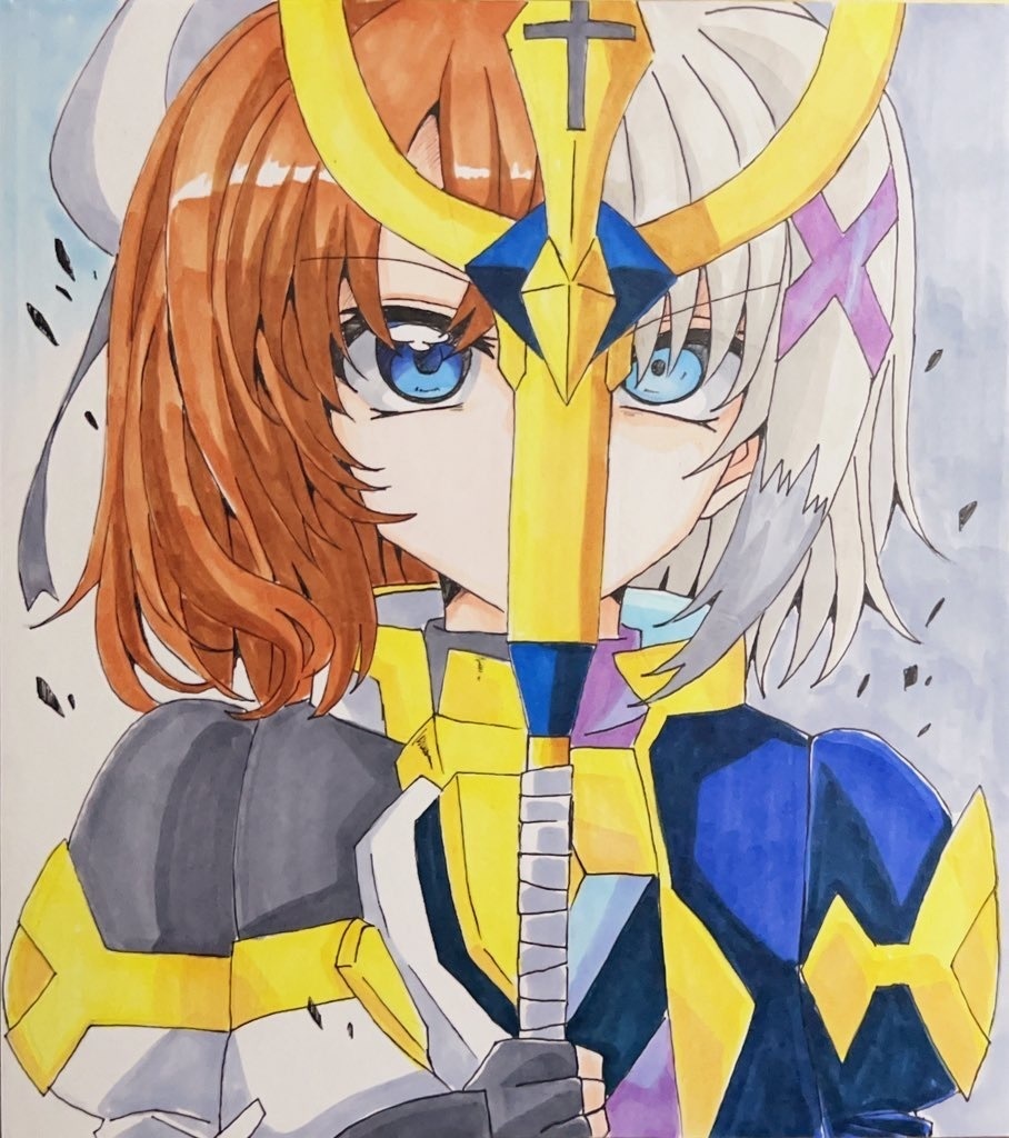 【色紙】はやてとディアーチェ