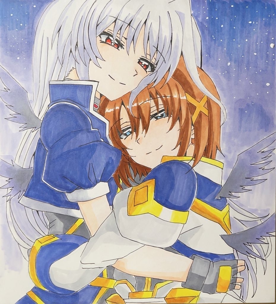 【色紙】はやてとアインス