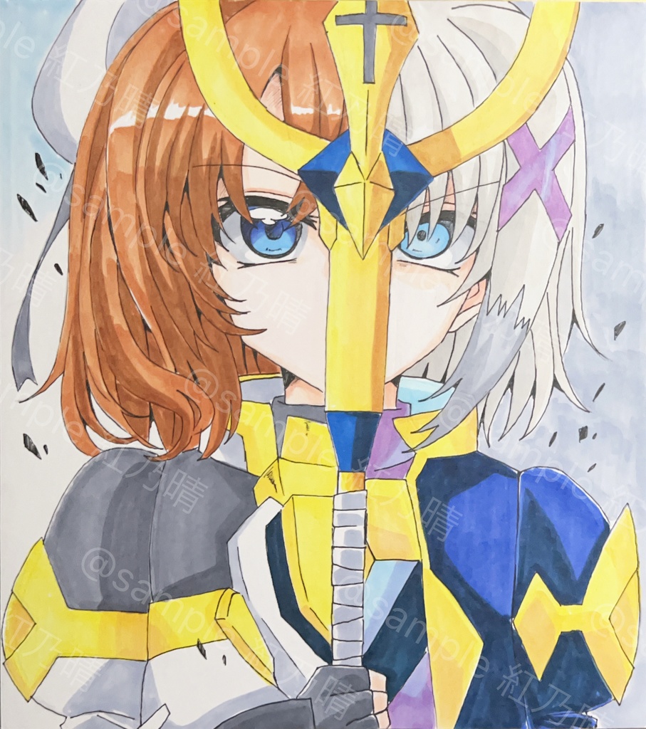 【色紙セット】八神はやてとリインフォース・ツヴァイ