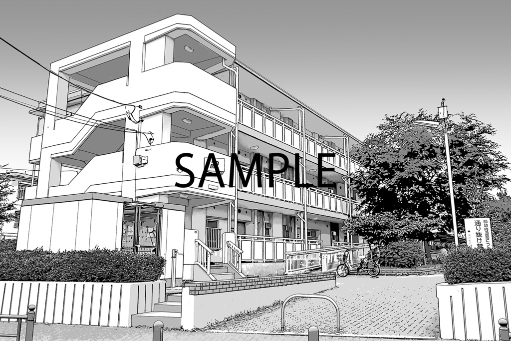アパート 015