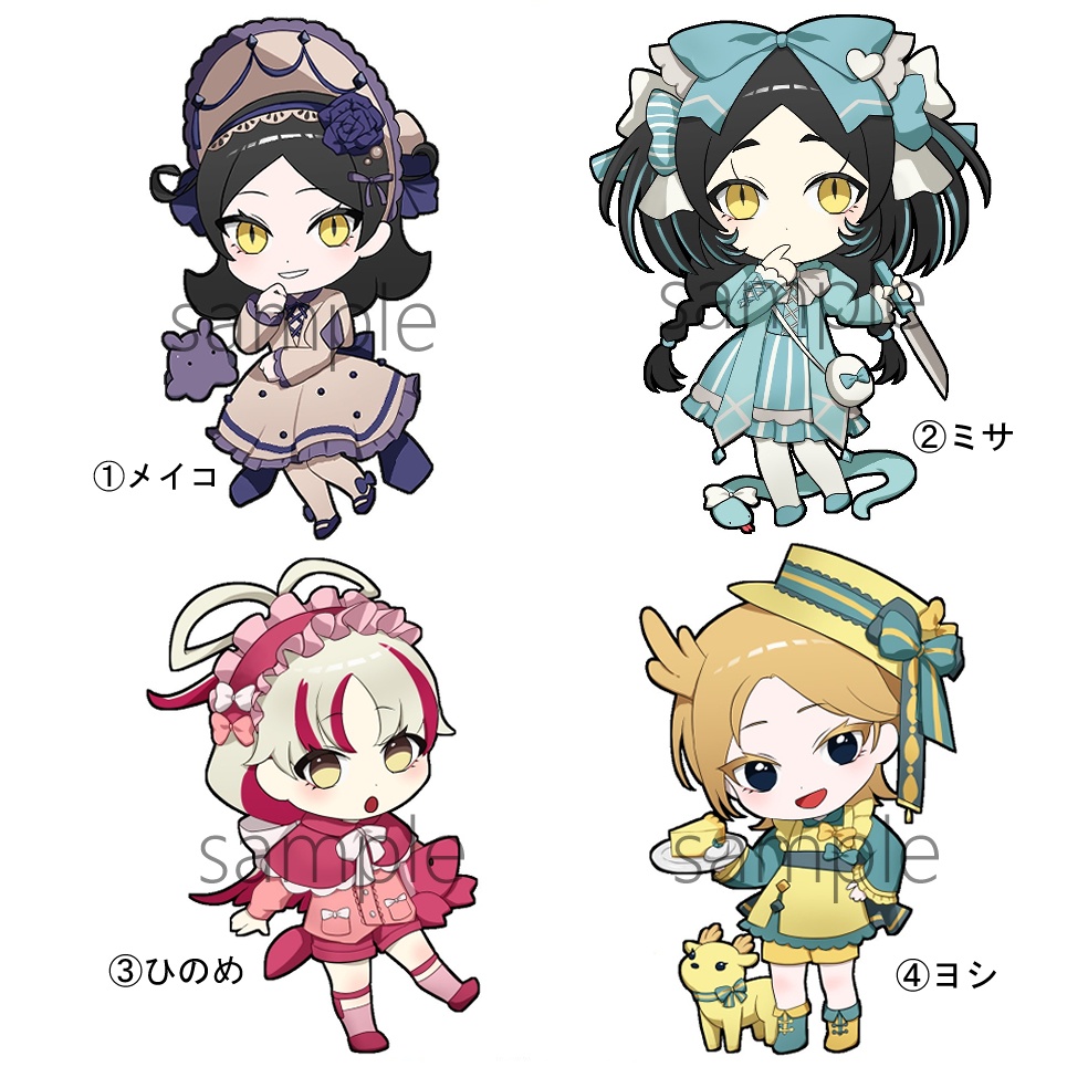 自創作ちびっ子アクキー