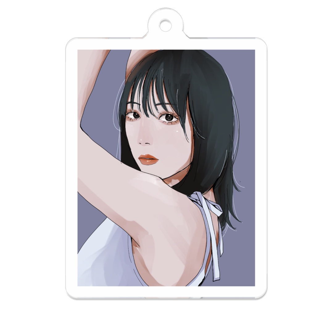 女の子　アクリルキーホルダー