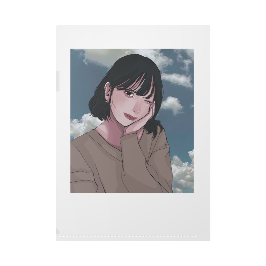 女の子 クリアファイル