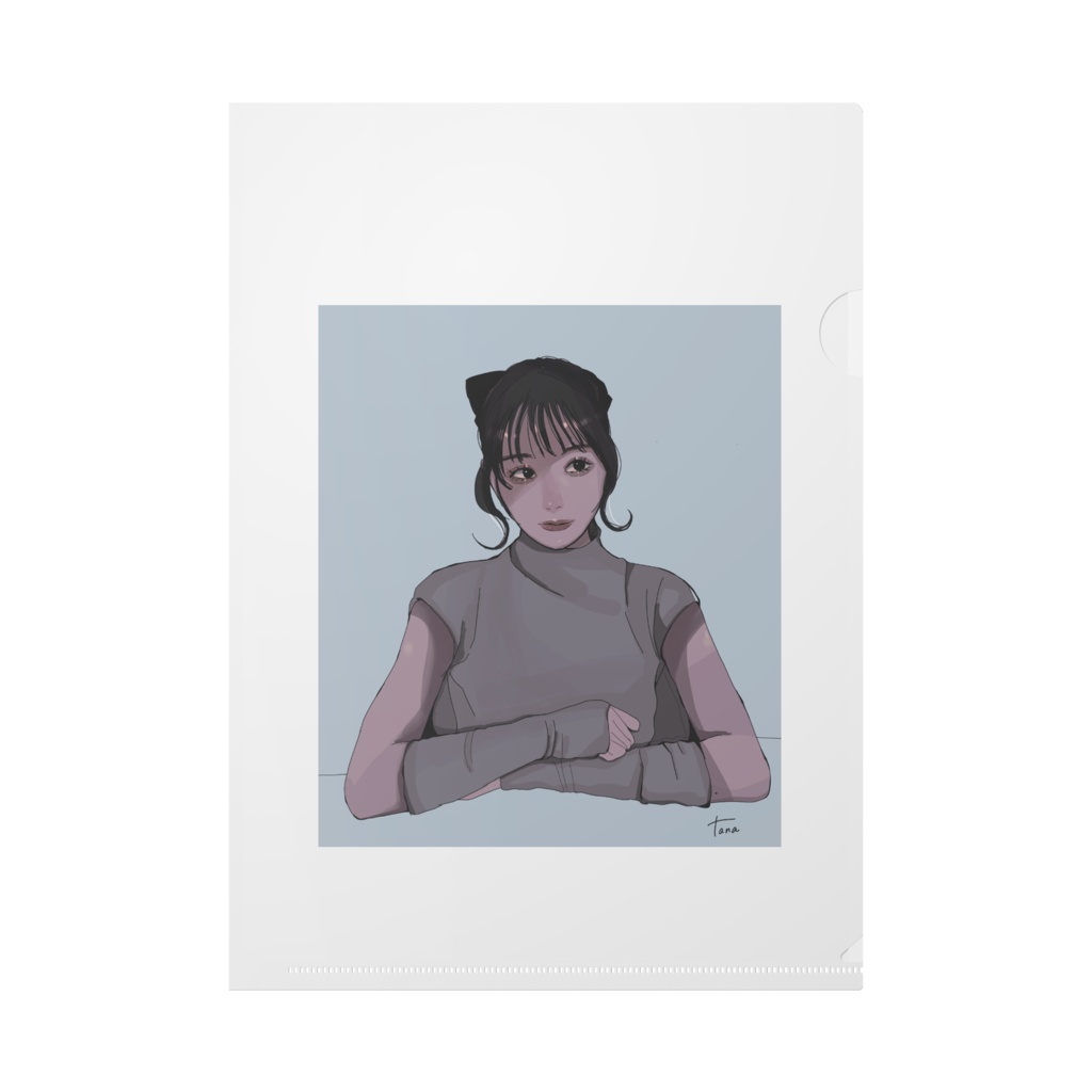 女の子　クリアファイル