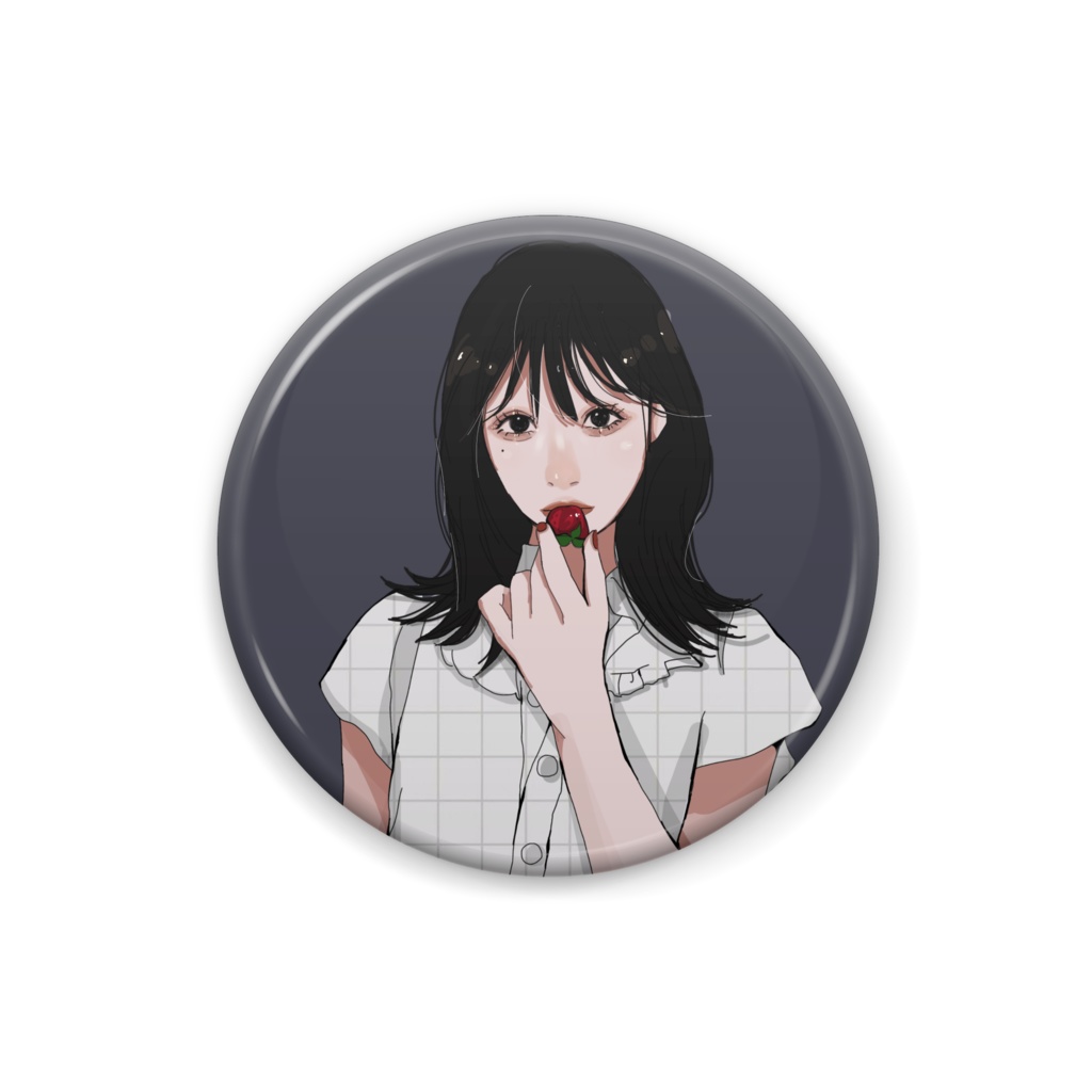 女の子　バッジ