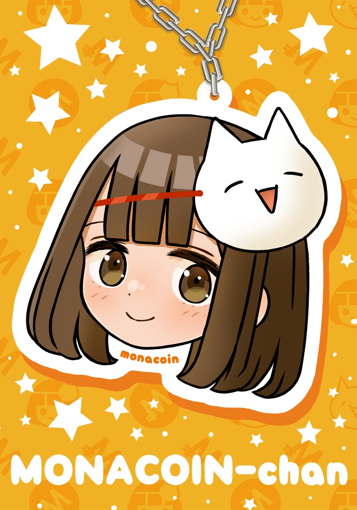 モナコインちゃんアクキー