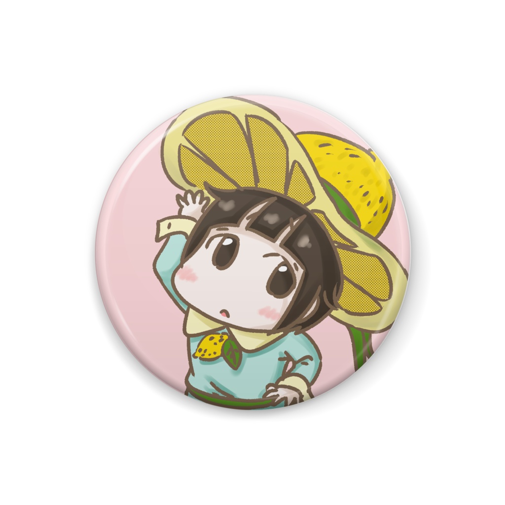 レモン娘ひなみちゃんバッジ
