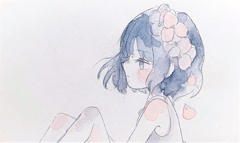 ドローイング｢ふわふわできえそう｣