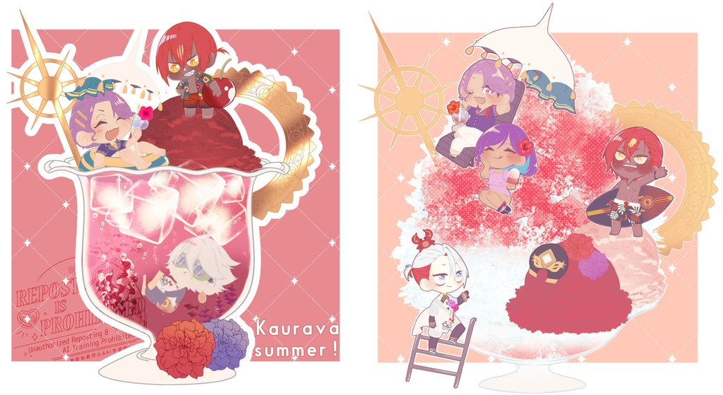 マハバsummerクリアホロポストカードセット