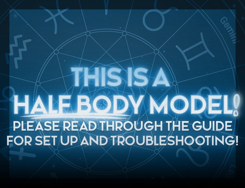 Live2d Vtuber Model for Commercial use! Sagittarius the Zodiac Vtuber (Ready to Use) - Half Body Vtuber Model 【live2dモデル】