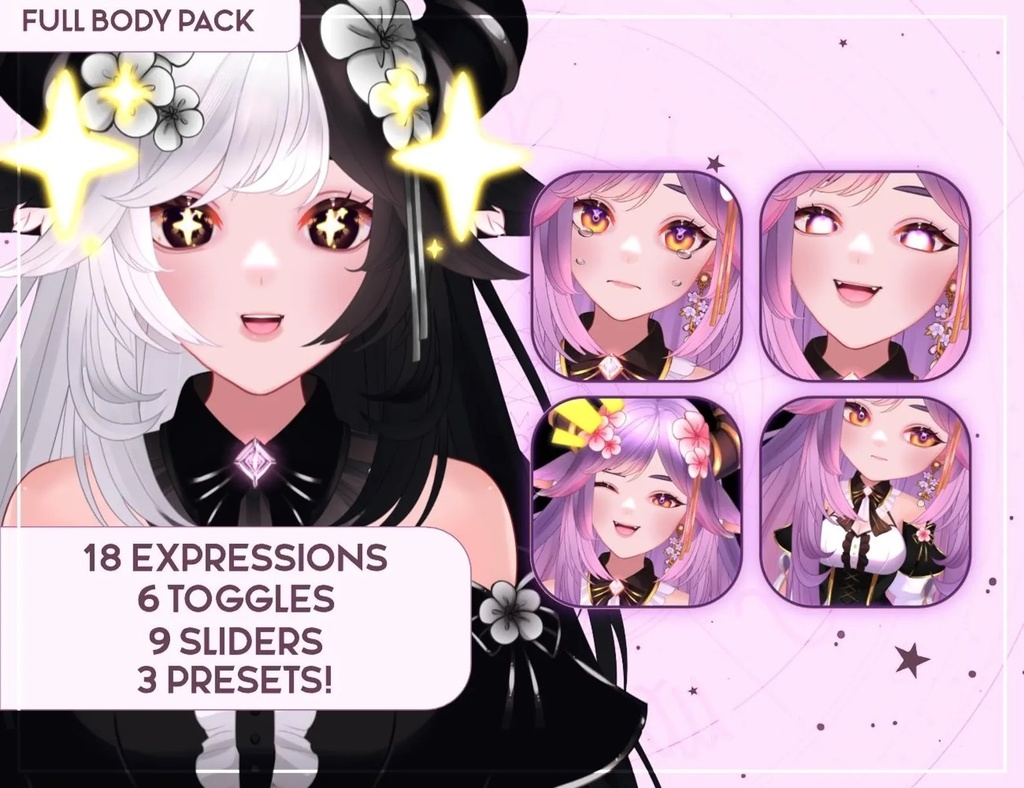 Customizable Live2d Vtuber Model! Taurus the Zodiac Vtuber - |Half Body| Vtuber Model -