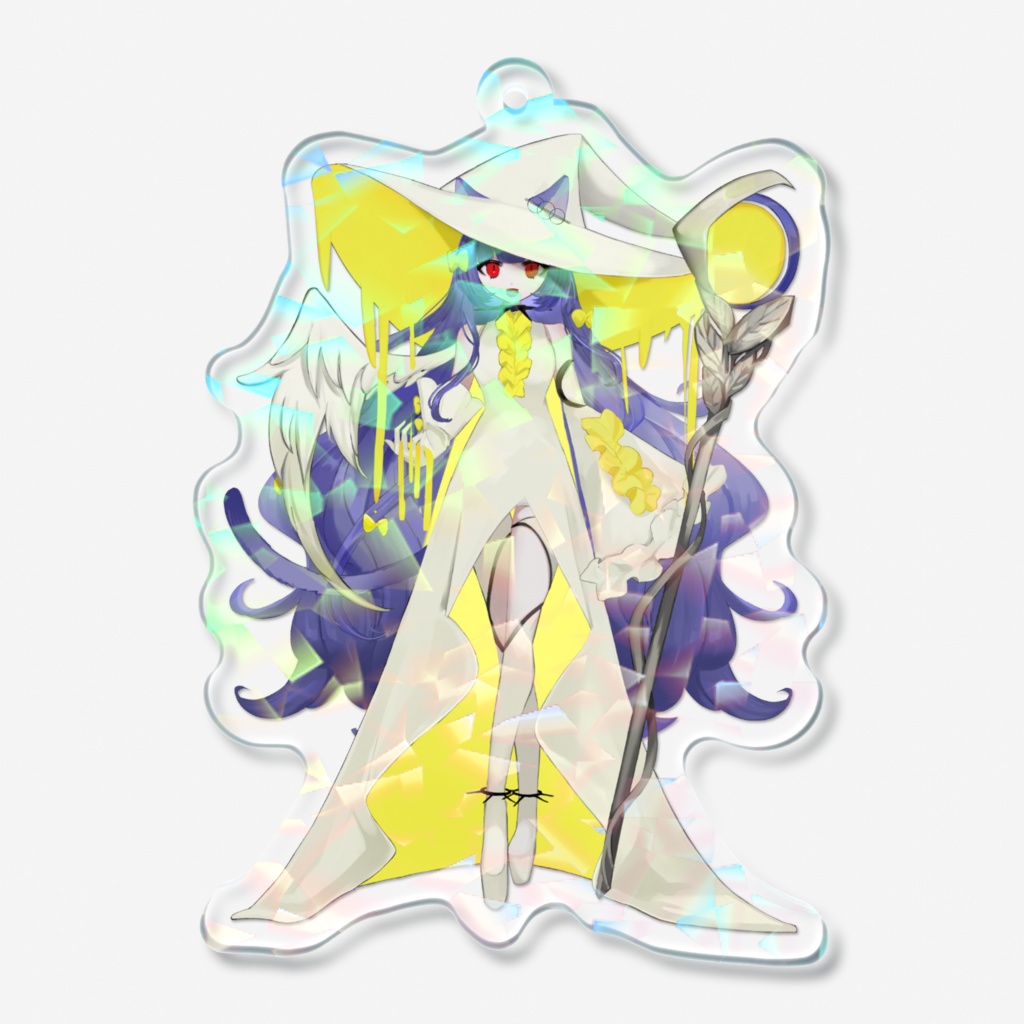 魔法使いツクネ　ホログラムアクキー