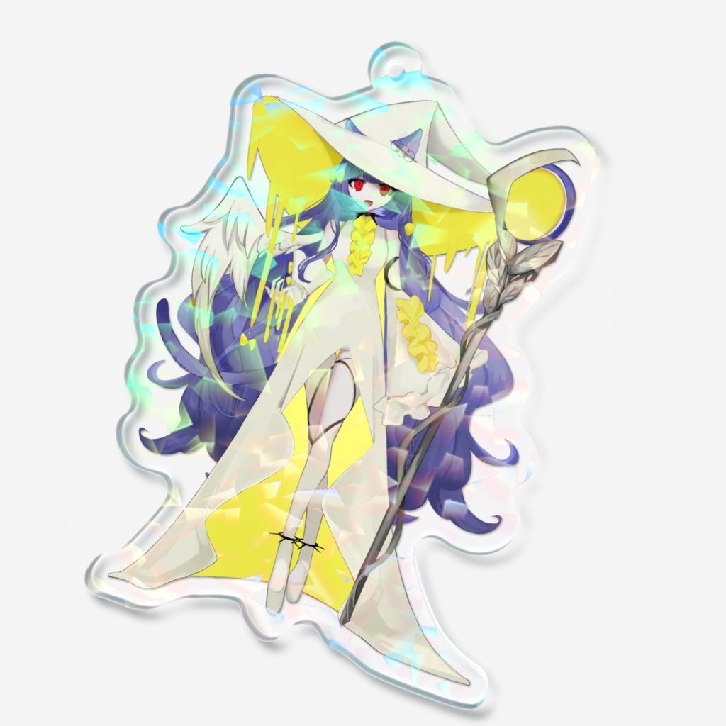 魔法使いツクネ ホログラムアクキー