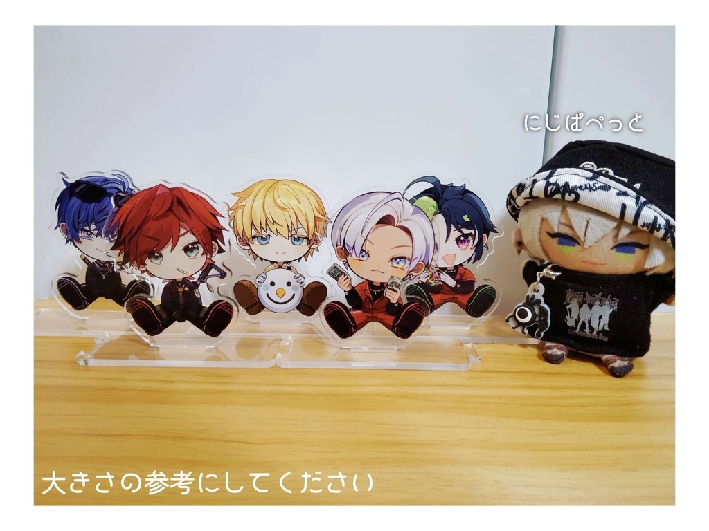 【非公式】にじGTA連結アクリルスタンド【イブラヒム/ローレン・イロアス/エクス・アルビオ/小柳ロウ/伊波ライ】