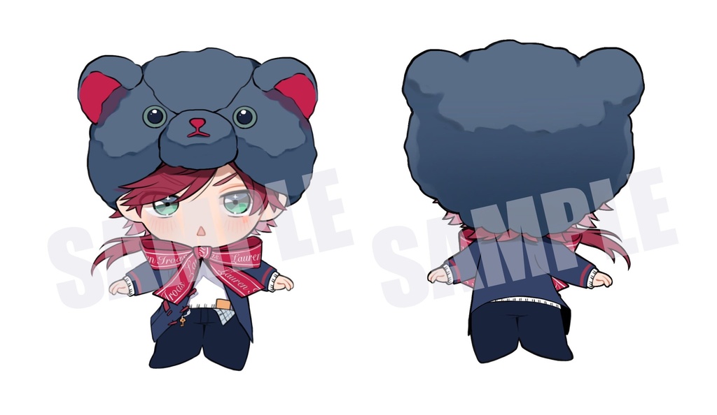 【非公式】にじベア両面アクリルキーホルダー【イブラヒム/ローレン・イロアス】