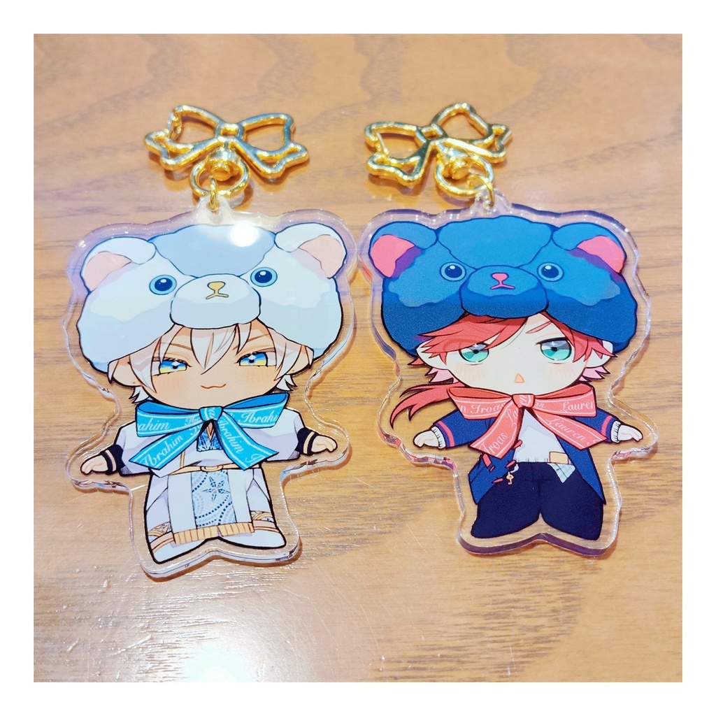 【非公式】にじベア両面アクリルキーホルダー【イブラヒム/ローレン・イロアス】