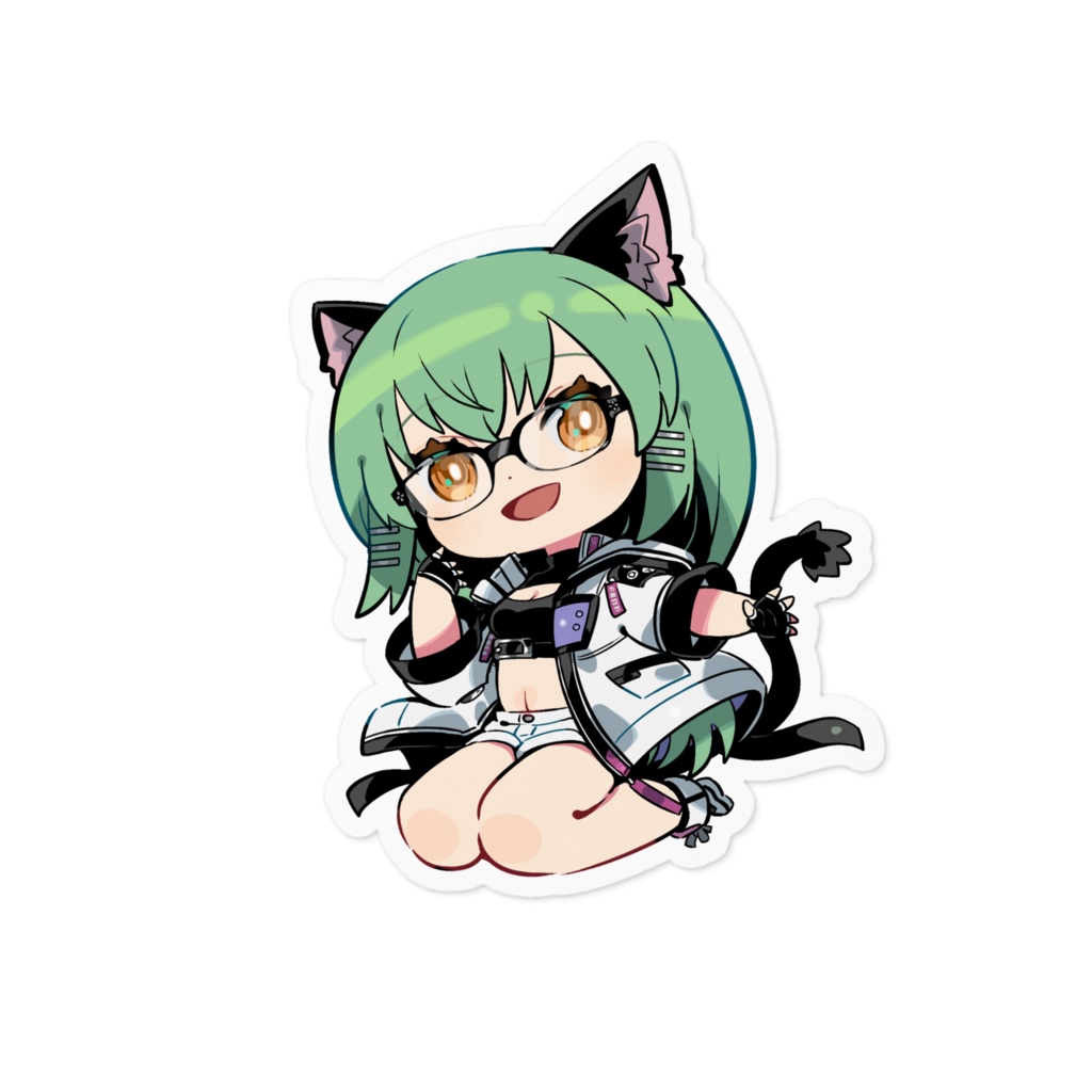 ステッカー「猫ノ宮まうる」