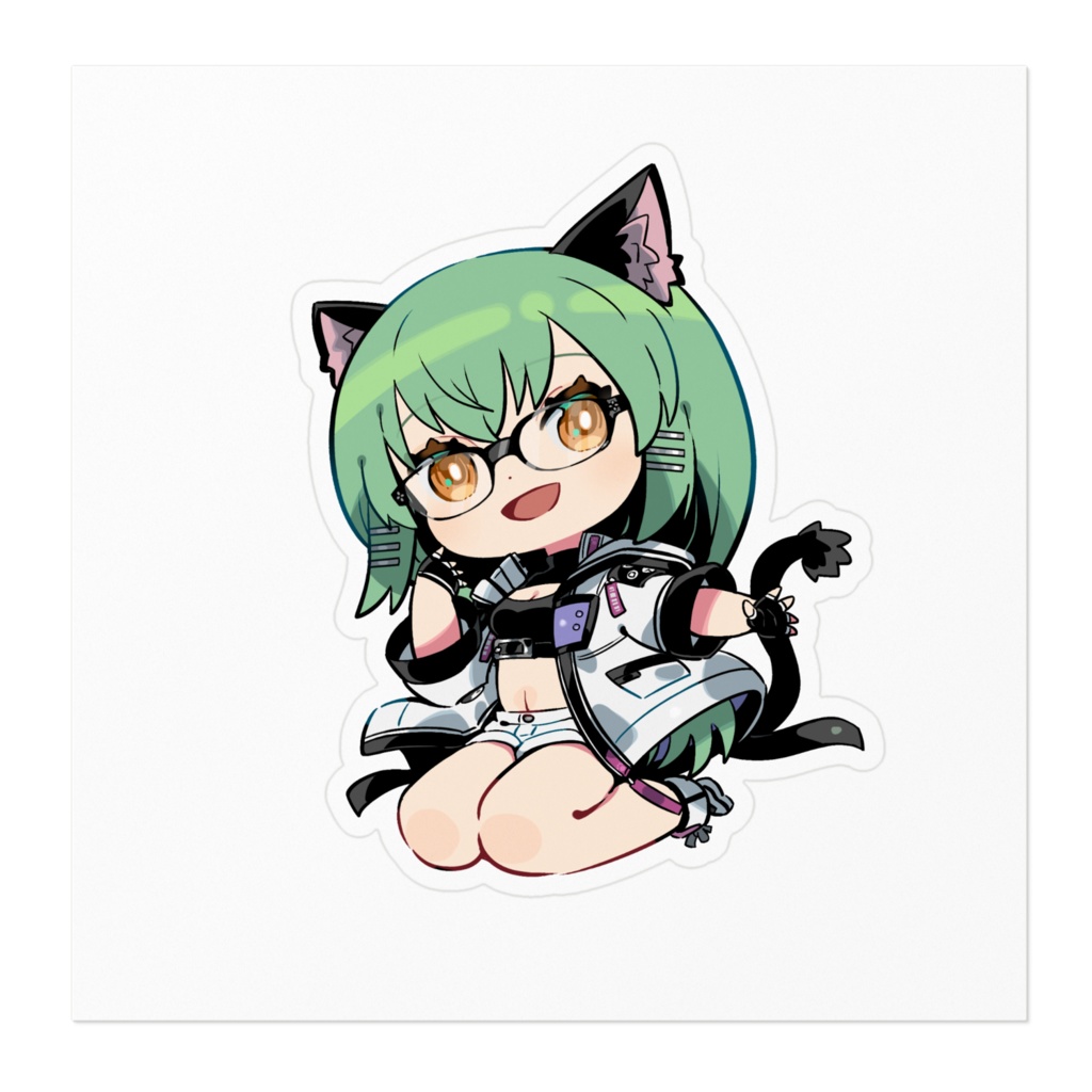 ステッカー「猫ノ宮まうる」