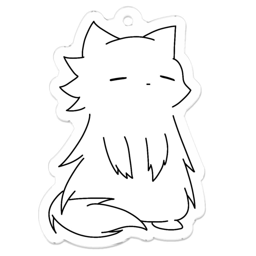 まどろみけもけもアクキー(普通Ver)
