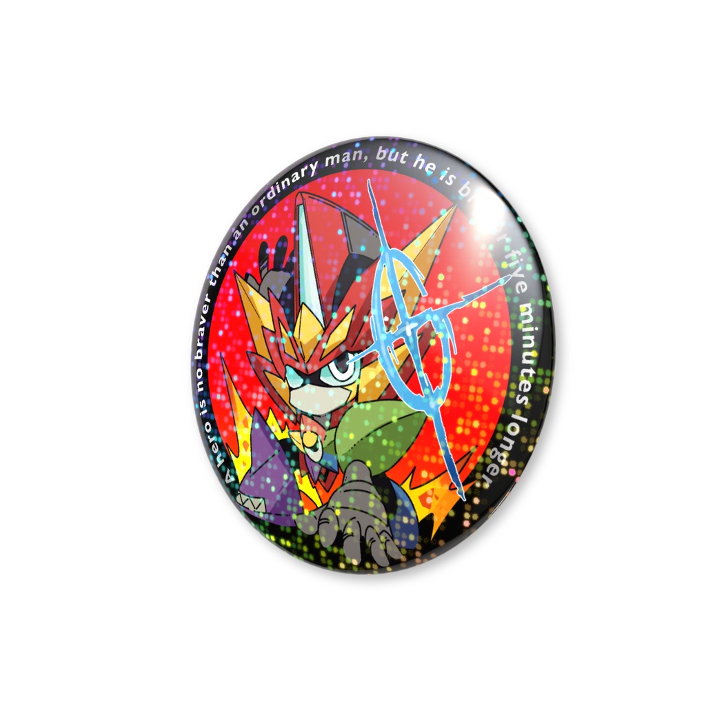ミニ★ヤミウランダー(SH着地) ホログラム缶バッジ(グリッター) 56mm