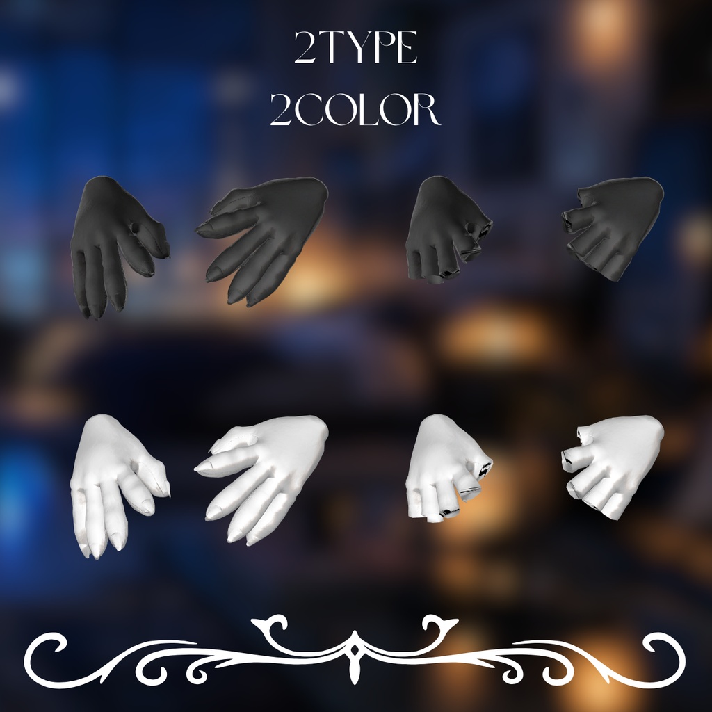 ヨルくん専用 Gloves