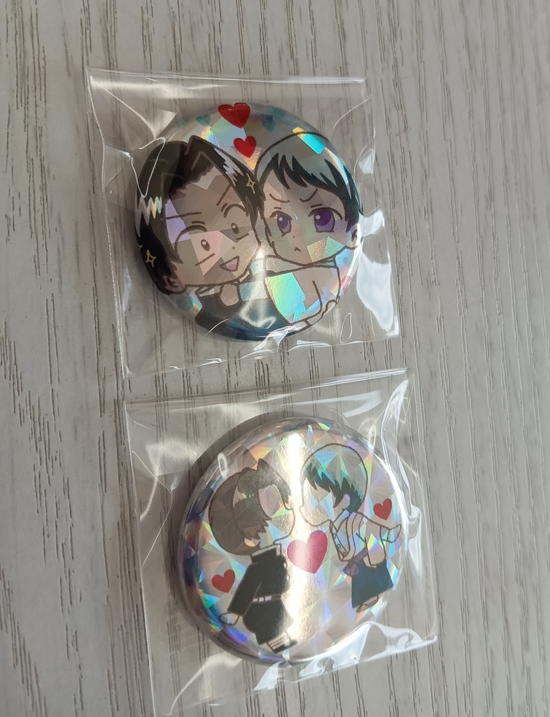 むらゆし♡ラブラブ缶バッジ