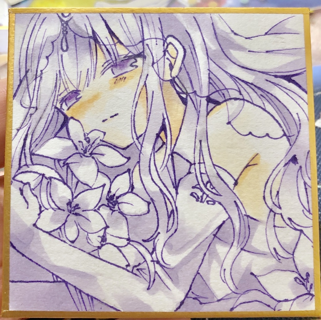 色紙原画